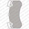 DELPHI LP2283 Brake Pad Set, disc brake
